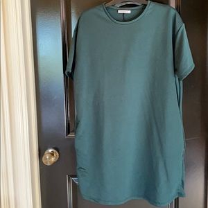 Green tshirt dress